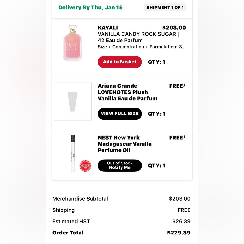 Kayali candy rock sugar